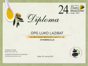 Dani masline zadar opg luko lazibat